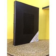 Aledo 10X15CM 300'LÜK Özel Üretim Lüks Deri Fotoğraf Albümü 35300 Taba Kahverengi (Not Bölümleri Var)