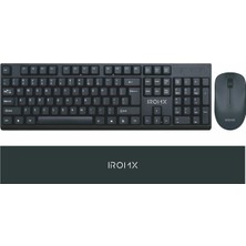 Binbir Göz Bilgisayar Iromx SW20C Tr Kablosuz Standart Siyah Q Klavye+Mouse