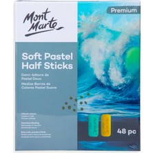 MONT MARTE mm Yumuşak Pastel Yarım Çubuk 48'ıi