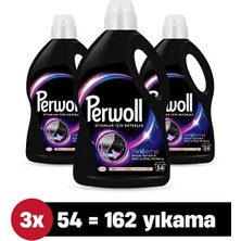 Perwoll Siyahlar ve Koyu Renkliler Yenileme & Hassas Sıvı Çamaşır Deterjanı 2.97L 3'lü Set