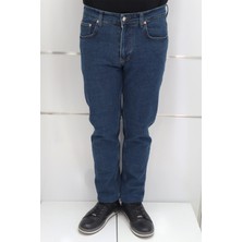 Denim Cartel Fistan Store Erkek Koyu Mavi Normal Bel Normal Kesim Boru Paça Jean Pantolon
