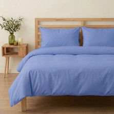 Prime Sleeks Çift Kişilik %100 Pamuk Nevresim Takımı 200 x 220 Cm, Lastikli Çarşaflı Set, Okyanus