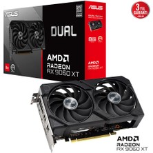 Binbir Göz Bilgisayar Asus DUAL-RX9060XT-8G RX9060XT 8gb Ddr7 128BIT 3xdp/1xhdmı