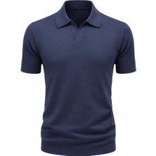 Plus Scorpion Erkek Polo Yaka Basic Tişört – Modern Rahat Slim Kalıp Günlük Casual Tasarım