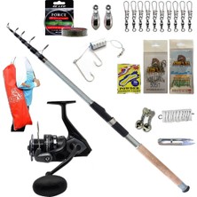 Oslo Okuma Wave Power 6000 300CM 60-120GR Remixon Carbo-X Profesyonel Kıyı Olta Takımı Seti