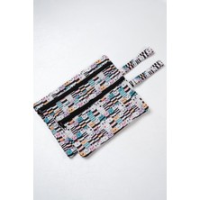 Popüler Sepet Islak/kuru Kirli Temiz Kıyafet, Mayo, Bebek Çamaşır Çantası - Sıvı Geçirmez Kedili