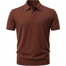 Plus Scorpion Erkek Polo Yaka Basic Tişört – Modern Rahat Slim Kalıp Günlük Casual Tasarım