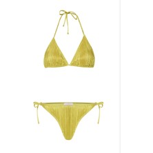 Aquella Akordiyon Üçgen Bikini Takımı Fıstık Yeşil 210-1450