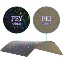 Teknik Filament 3D Bambu Lab A1-X1-P1S Peı+Pey Kaplı Yay Çeliği Manyetik Tabla - 256X256MM - Çift Yüzlü