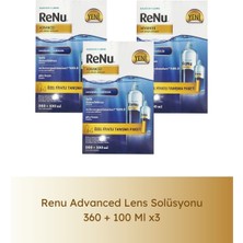 Renu Advanced Lens Solüsyon 360 + 100 ml 3 Lü Paket