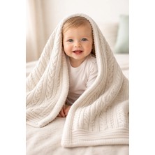 Almira Anne Bebek Yumuşak Welsoft Triko Bebek Battaniyesi Renkli ve Rahat