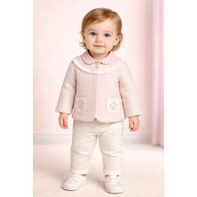 Almira Anne Bebek Bebek Kız Çocuk Yazlık Takım Bahar Renkli Çiçek Detaylı