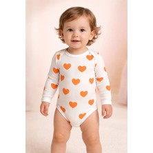 Almira Anne Bebek Bebek Için Pamuklu Uzun Kollu Body Çıtçıtlı Sonbahar Kız