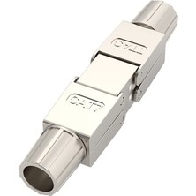Koodmax 5 Adet - Cat7 Cat6 CAT6A RJ45 Kablo Birleştirici Ağ Kablosu Uzatma Aparatı - Metal