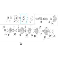 Kove 800X Ön Zincir Dişlisi Keçesi