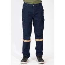 Etifa Tekstil Likralı Kot Iş Pantolonu Esnek Denim Kumaş Çok Cepli Profesyonel Iş Pantolonu