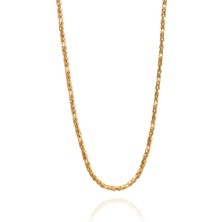 Berk Mücevherat 14 Ayar Altın Erkek Kral Zincir