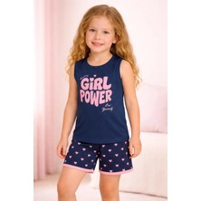 Almira Anne Bebek Kız Çocuk Yazlık Askılı Şort Takımı Yaz Tatili Için Rahat Giyim