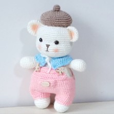 Nildamigurumi Amigurumi Örgü Oyuncak Ayı Şapkalı