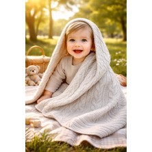 Almira Anne Bebek Bebek Battaniyesi Yumuşak Welsoft Triko Kız Bebek Için