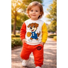 Almira Anne Bebek Mevsimlik Erkek Bebek Takım Renkli Pamuklu Uzun Kollu Set