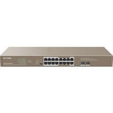 Binbir Göz Bilgisayar Ip-Com IP-G3318P-16-250W 16 Port 10/100/1000 16 Port Poe 2 x Sfp 250W Cloud Yönetilebilir Rack Mount Swıtch