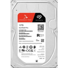 Binbir Göz Bilgisayar Seagate Ironwolf Pro 10TB 7200RPM 256MB Sata3 6gbit/sn ST10000NT001 Nas HDD