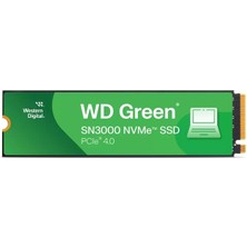 Binbir Göz Bilgisayar Wd Green SN3000 500GB 5000/4100MB/S Pcıe 4.0 Nvme SSD WDS500G4G0E
