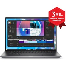 Binbir Göz Bilgisayar Dell M5680 XCTOP5680EMEA-VP-2 I7-13800H 16GB 512GB SSD 6gb Rtx A1000 16" OLED Touch WIN11PRO Mobıle Ws