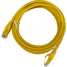 Binbir Göz Bilgisayar Ager AC-602-030 3 mt Utp Cat6 Patch Kablo Sarı Cu, Lszh Awg 26/7