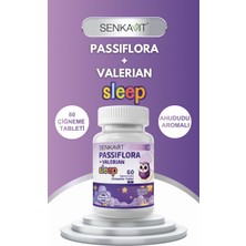 Senkavit Sleep Passiflora ,valerian Ahududu Aromalı 60 Çiğneme Tableti