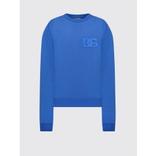 Dolce & Gabbana - Dg Patch Sweatshirt Blue