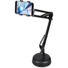 CAILON Fotoğraf ve Video Çekimi 360 Derece Dönen Katlanabilen Ayarlana Bilir Masaüstü Telefon Tutucu Standv