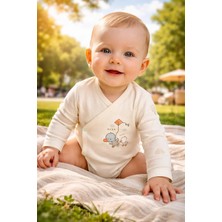 Almira Anne Bebek Bebek Erkek Uzun Kollu Zıbın Günlük Rahatlık ve Kolay Giyim