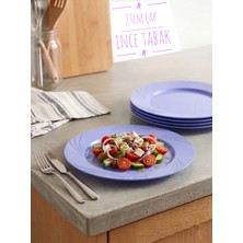 Ta-Fu Global 12 Adet Mika Plastik Tabak