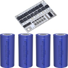 4 Adet Orion Lifepo4 Pil ve 4s 80 Amper (100 Amper Anlık) Bms.