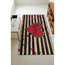 Dolce Mariee Modern Dijital Baskı Kaymaz Taban Çocuk ve Genç Odası Halısı H0251