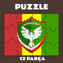 Zerya Amedspor Puzzle - Amed Spor Pazil Yapboz (12 Pare/parça - A5)