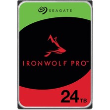 Binbir Göz Bilgisayar Seagate Ironwolf Pro 24TB 7200RPM 512MB Sata3 6gbit/sn ST24000NT002 Nas HDD