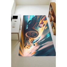 Dolce Mariee Modern Dijital Baskı Kaymaz Taban Çocuk ve Genç Odası Halısı H0301