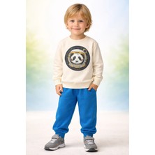 Almira Anne Bebek Çocuklar Için Günlük Rahat Bisiklet Yaka Takım