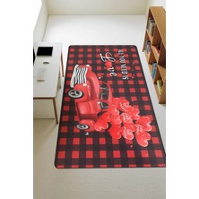 Dolce Mariee Modern Dijital Baskı Kaymaz Taban Çocuk ve Genç Odası Halısı H0246
