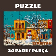 Zerya Pazil Bi Kurdî Zivistan Kış - Kürtçe Puzzle Yapboz (24 Pare/parça - A5)