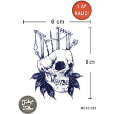 Trakya Tattoo 1 Ay Kalıcı Dövme Kurukafa Geçici Dövme