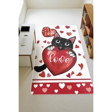 Dolce Mariee Modern Dijital Baskı Kaymaz Taban Çocuk ve Genç Odası Halısı H0255