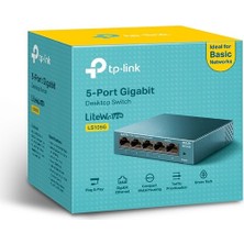 Binbir Göz Bilgisayar Tp-Lınk LS105G 5 Port 10/100/1000 Yonetılemez Desktop Swıtch Metal Kasa