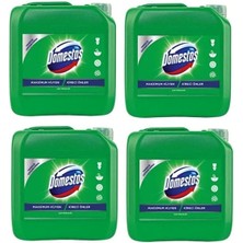 Domestos Çamaşır Suyu Çam Ferahlığı 3240ML 4 Adet Maksimum Hijyen Sağlayan Temizlik Ürünü