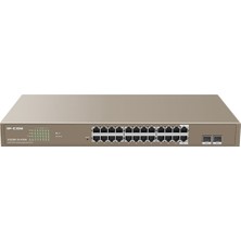 Binbir Göz Bilgisayar Ip-Com IP-G3326P-24-410W 24 Port 10/100/1000 24 Port Poe 2 x Sfp 370W Cloud Yönetilebilir Rack Mount Swıtch