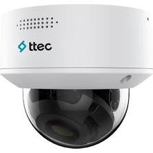 Binbir Göz Bilgisayar Ttec IPDP-4330L-WMSZ 4mp 2.8-12MM Motorıze 30MT Dahili Sesli H265+ IP67 Smart LED Ip Dome Kamera