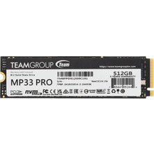 Binbir Göz Bilgisayar Team MP33 Pro 512GB 3400-2600MB/S M2 Pcıe Gen3 Nvme SSD
